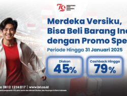 Banyak Diskon Makanan dan Belanja, Ini Promo 17-an BRI