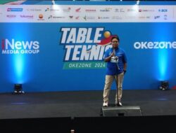 Resmi Dibuka, Table Tennis Okezone 2024 Dorong Silaturahmi dan Cara Kebugaran Yangbaik