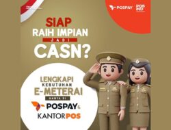 Syarat Pendaftaran CASN, Ini Cara Beli e-Meterai Di Pospay dan Kantorpos