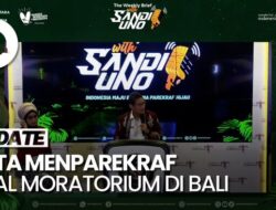 Menparekraf Dukung Moratorium Pembangunan Hotel dan Vila Di Bali