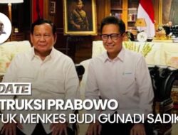 Video: Karena Itu Menkes Lagi, Budi Gunadi Dapat Instruksi Ini Didalam Prabowo