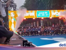 Keseruan Race Day Pertama Jakarta Running Perayaan Seni 2024, Ribuan Pelari Turut Serta