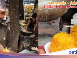 Pria Ke India Jual Nanas Goreng Tepung yang Renyah Asam Segar