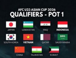 Sejarah Mutakhir! Timnasional Indonesia Masuk POT 1 Preliminary Trophy Asia U-23 2026