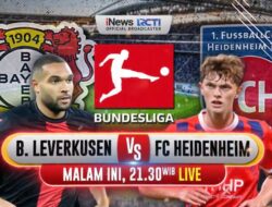 Bayer Leverkusen vs FC Heidenheim, Besok Malam Pukul 21.30 WIB Live Ke iNews