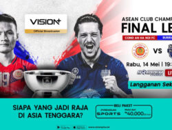 Cong An Ha Noi FC vs Buriram United Ke Final Asosiasinegara-Negaraasiatenggara Club Championship 2024/25, Ini Link Nonton Ke VISION+