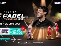Adu Skill dan Strategi! Pemutaran Online Premiere Padel 2025: Valladolid Hingga VISION+