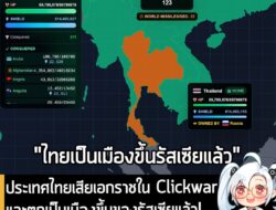 [News] ประเทศไทยเสียเอกราชใน Clickwar และตกเป็นเมืองขึ้นของรัสเซียแล้ว! หลังยึดครองโลกได้เพียง 2 วัน! . หลังจากที่ไทยสาม…