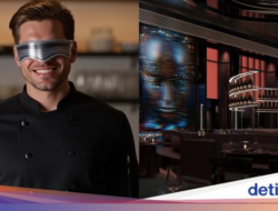 Canggih! Ini Restoran Pertama Ke Dunia yang Pakai Chef AI