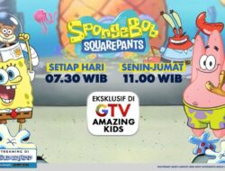 Teman Setia Favoritnya Anak Indonesia, Yuk Ketawa Bareng SpongeBob SquarePants Setiap Hari Hingga GTV