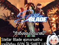 [News] Stellar Blade พุ่งทะยานสร้างรายได้เกือบ 60% ให้ SHIFT UP ในผลประกอบการไตรมาสล่าสุด . หลังจากเมื่อวันก่อน ทางเพจเร…