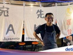 Lepas Jabatan Corporate Chef, Pria Ini Jual Ramen Gerobakan Ke Pangpol