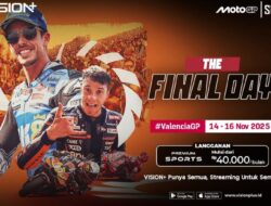 Cek Jadwal dan Link MotoGP Valencia 2025 Hingga VISION+, Imbang Penutup Musim!