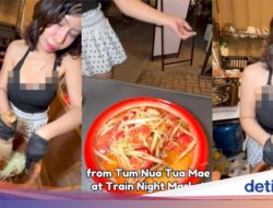 Influencer Seksi Ini Dari Sebab Itu Sorotan Gegara Aksinya Jualan Som Tam