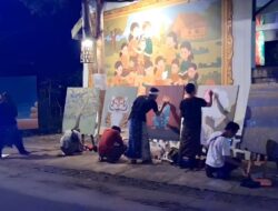 Tempattinggal Warga 350 Meter Disulap Karena Itu Galeri Lukisan Di Cartoon Village Purbalingga