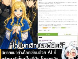 [News] นิยายแนวต่างโลกเขียนด้วย AI ที่คว้ารางวัลใหญ่ในญี่ปุ่น โดนยกเลิกแผนตีพิมพ์และดัดแปลงเป็นมังงะแล้ว . นิยายที่เขียน…