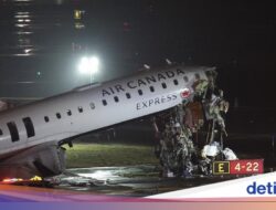 Pesawat Air Canada Vs Truk Damkar Di Bandara New York: Pilot-Kopilot Tewas