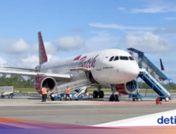 Momen Batik Air Terbang Perdana Hingga Nabire, Papua Ditengah