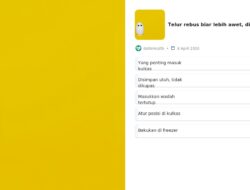 Biar Telur Rebus Lebih Konsisten Lama, Bagaimana Menyimpannya?